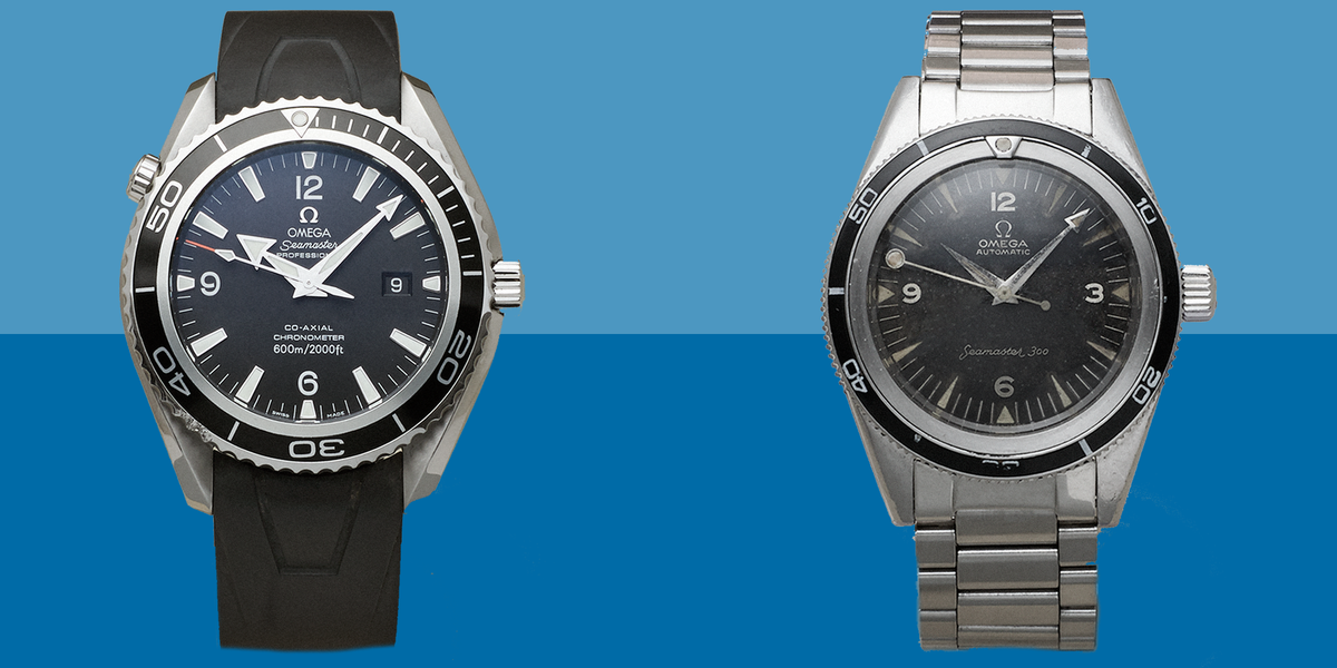 Omega seamaster through the on sale years