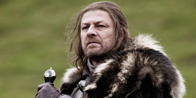 Sean Bean as Ned Stark on Game of Thrones