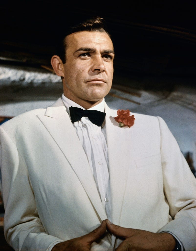 sean connery as james bond