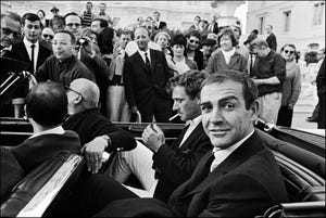 atmosphere of cannes film festival in cannes, france on may 24, 1965