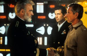 sean connery and alec baldwin in 'the hunt for red october'