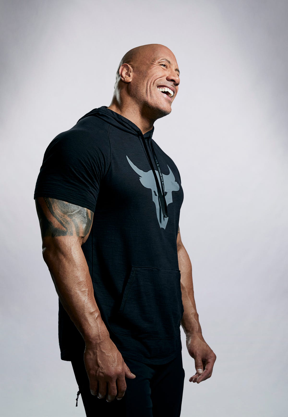 Dwayne Johnson under Armour