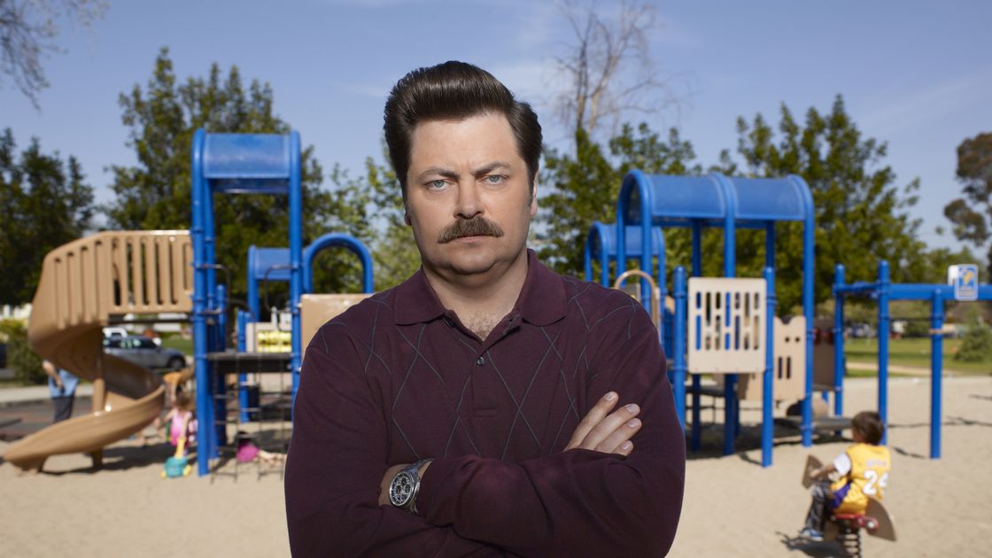 preview for Nick Offerman Doesn’t Want To Be Called “Manly”