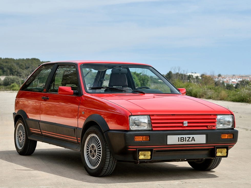 seat ibiza sxi 1988 rojo