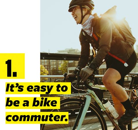 1 it's easy to be a bike commuter