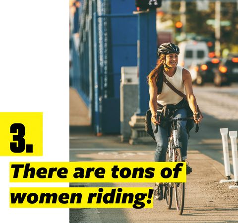 3 there are tons of women riding