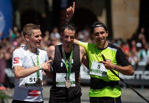 entrevistas en plena carrera