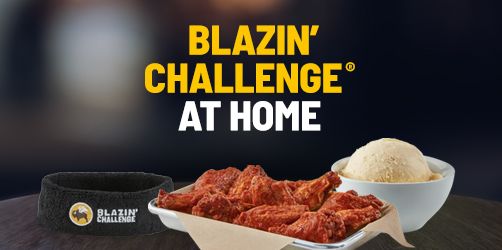 Buffalo Wild Wings Is Offering An At-Home Blazin' Challenge Kit