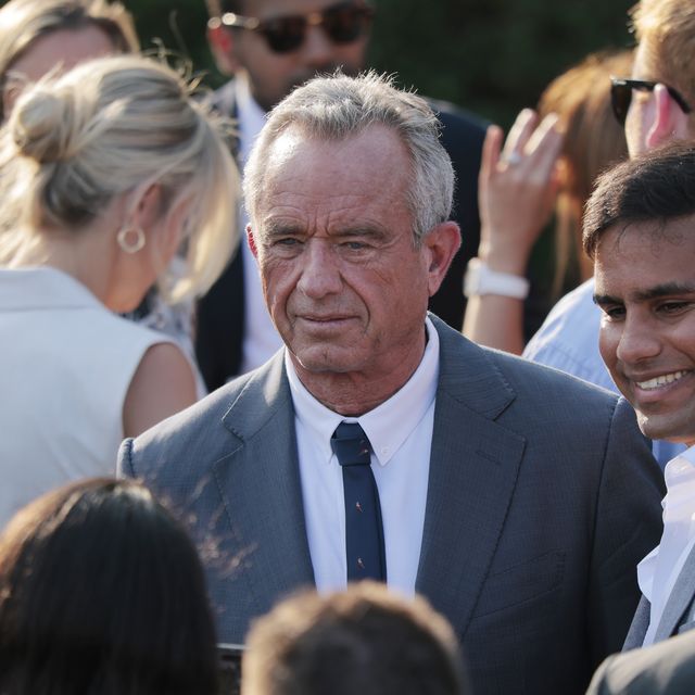 president Trump neemt deel aan een zomerfeest in het Witte Huis