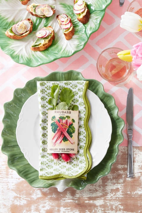 seed packet place setting easter party ideas