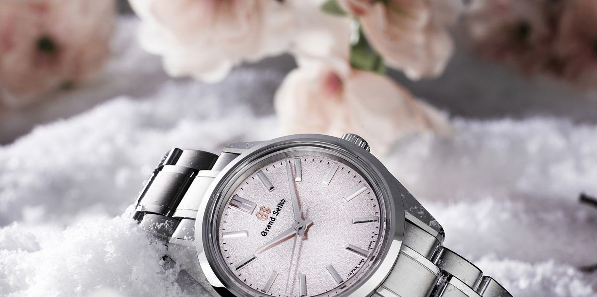 Seiko's Cherry Blossom 44GS Knows That Real Mean Wear Pink Watches