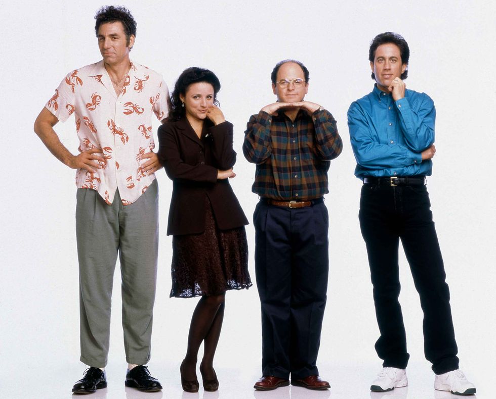 How Jerry, Elaine, George and Kramer Became Fashion Icons of the '90s -  STYLECIRCLE