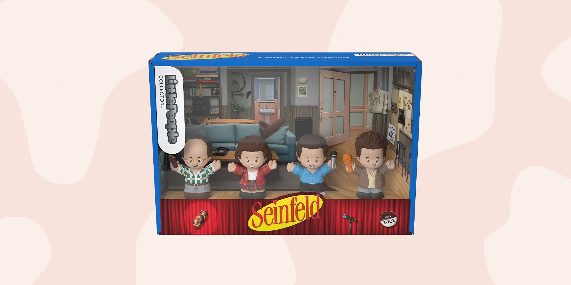  Little People Collector Parks and Recreation Special Edition  Set in Display Gift Box for Adults & Fans, 4 Figures : Toys & Games