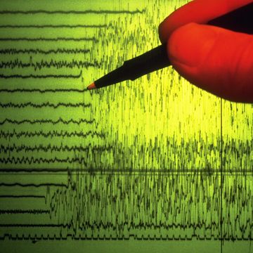 seismograph showing earthquake activity