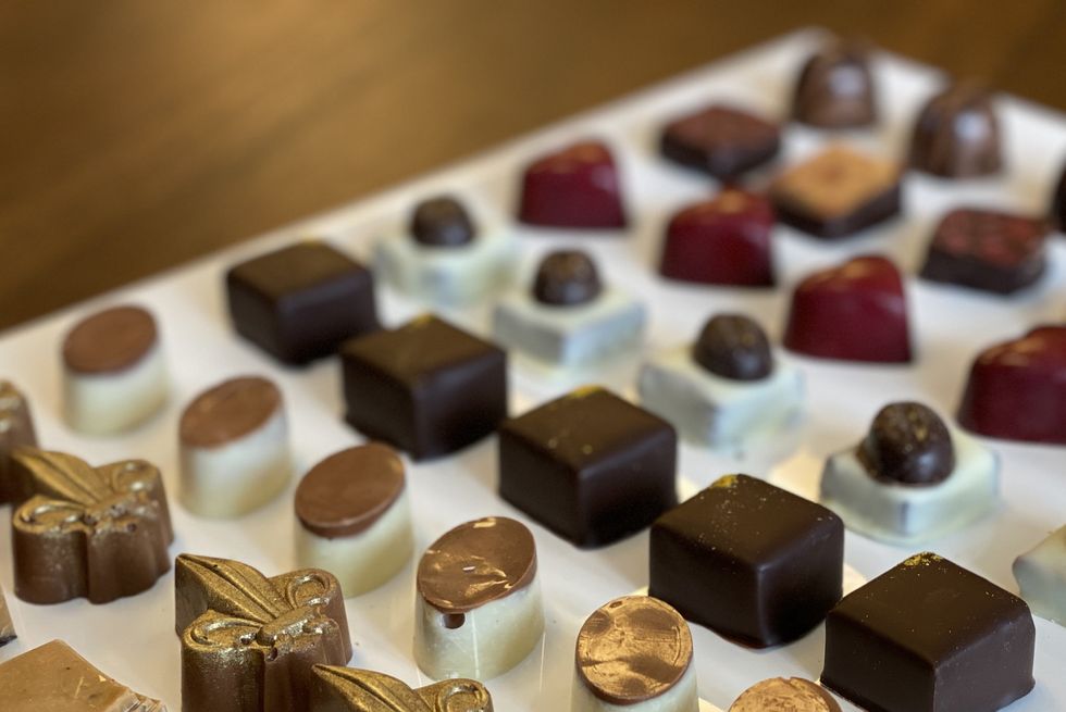 selection of chocolates from long island business