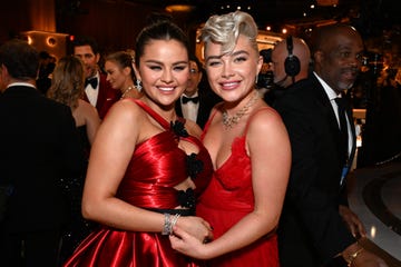 selena y florence en los premios