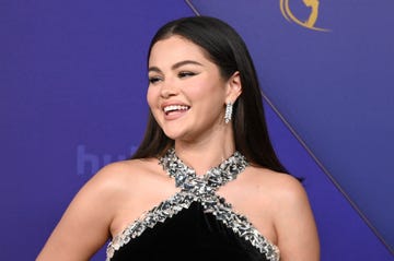 76th primetime emmy awards arrivals selena gomez in ralph lauren dress and tiffany jewelry