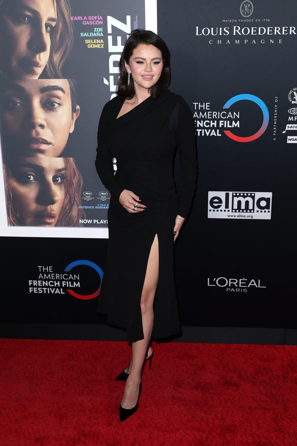 the french american film festival opening night premiere of netflix's emilia perez arrivals