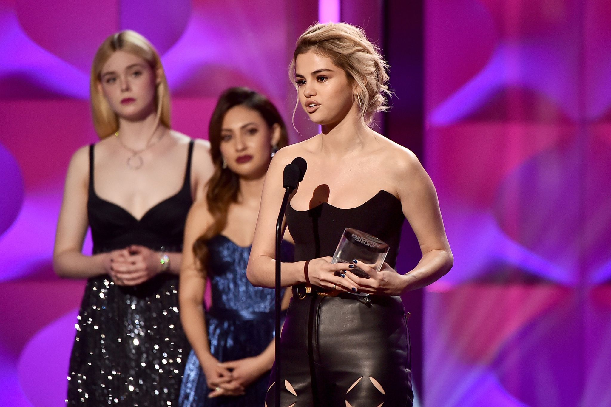 Selena Gomez cries during Billboard Awards speech