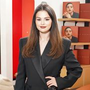 selena gomez celebrates the launch of rare beauty's kind words matte lipstick and liner collection