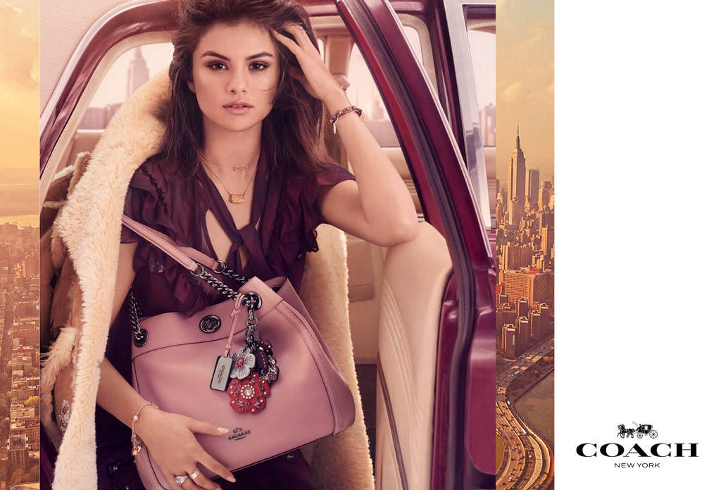 Selena Gomez Is Party-Ready in Coach's Glitzy Holiday Ad Campaign -  Fashionista