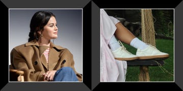 selena gomez at telluride film festival, dolce vita sneakers