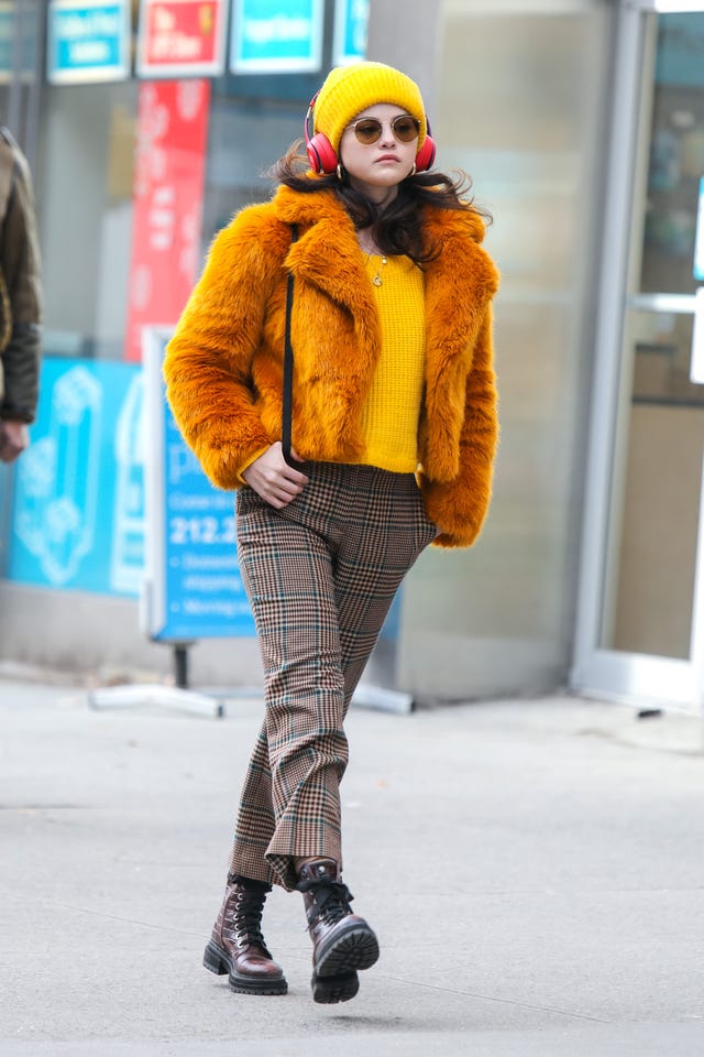 Selena Gomez Wore the Season's Best Mango Coat