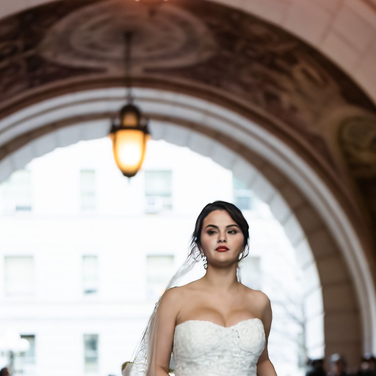 See Selena Gomez in a Wedding Dress in NYC for 'Only Murders in ...