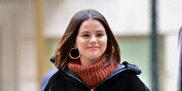 Selena Gomez Pops in Orange Boots for 'Only Murders in the