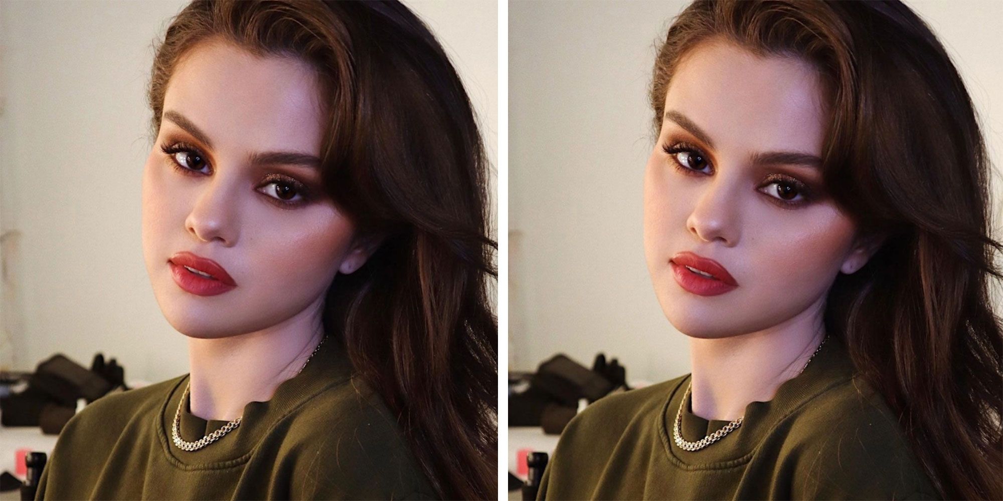 See Selena Gomez in New Glam Photo From Her Makeup Artist