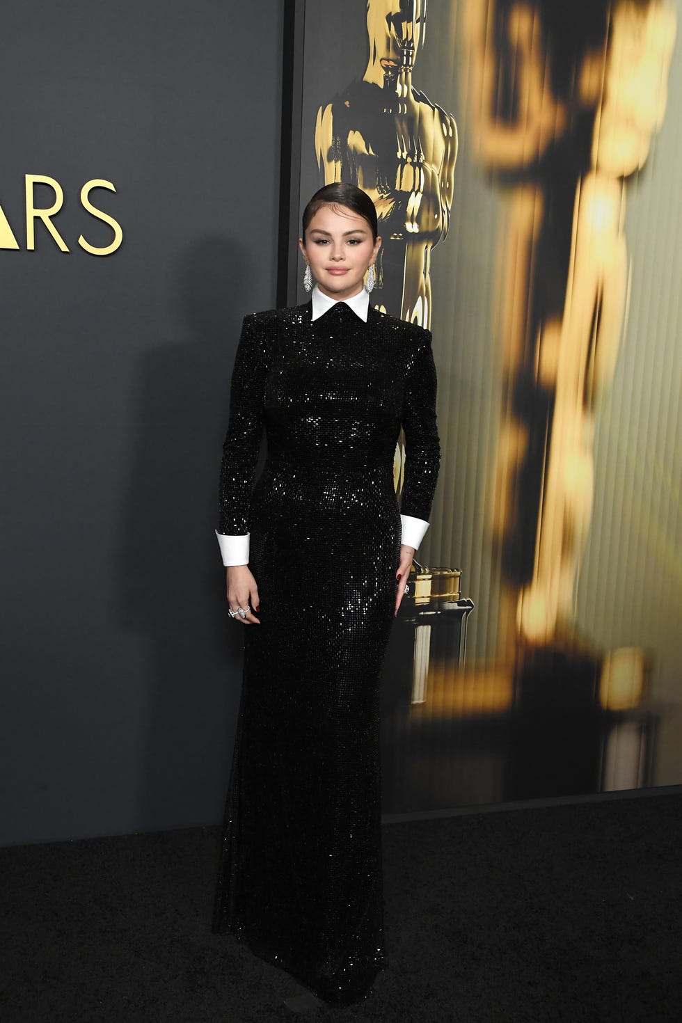 hollywood, california november 17 selena gomez arrives at the 2024 governors awards at dolby theatre on november 17, 2024 in hollywood, california photo by steve granitzfilmmagic