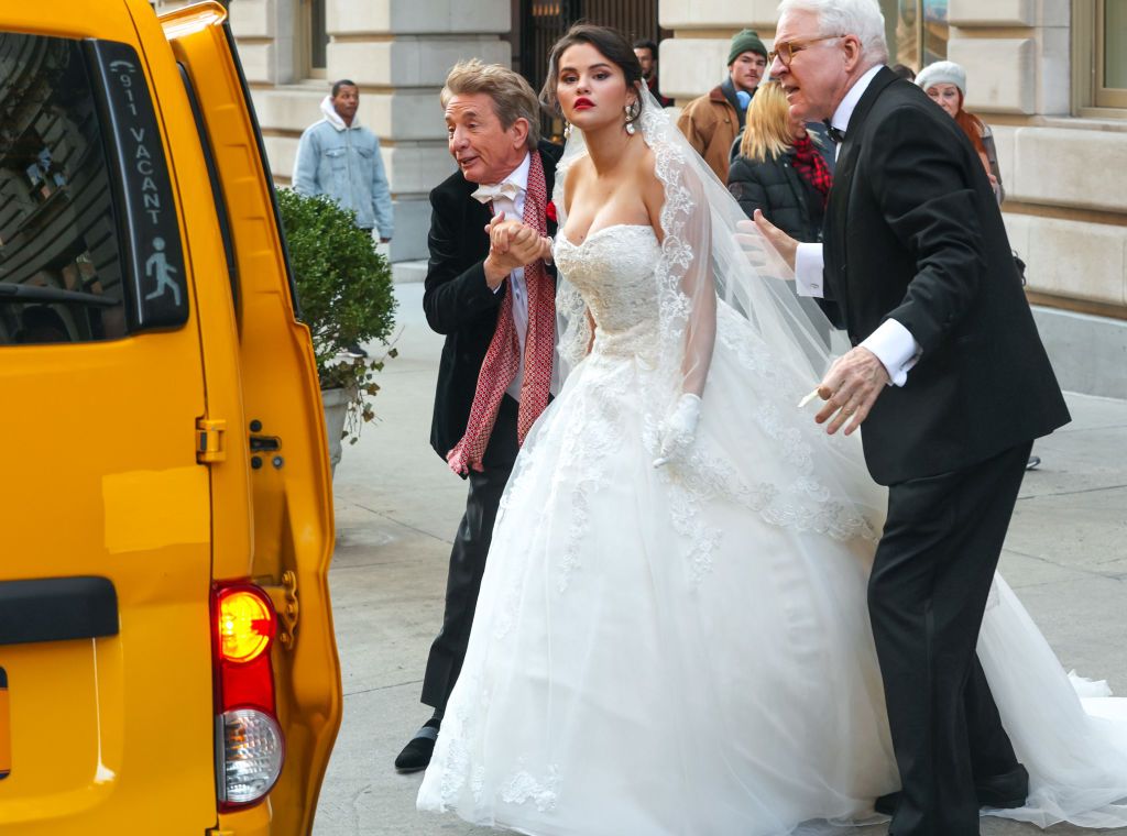 Selena Gomez wears wedding dress on Only Murders in the Building