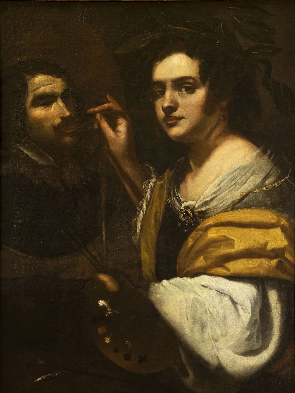artemisia gentileschi, self portrait, 1637, galleria nazionale d'arte antica roma