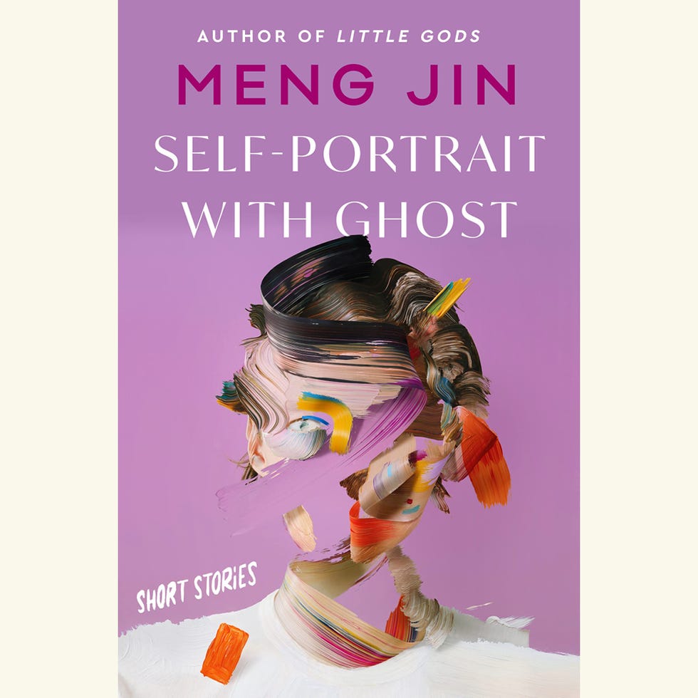 self portrait with ghost, meng jin