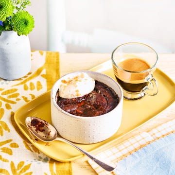 self saucing chocolate and coffee mini pudding