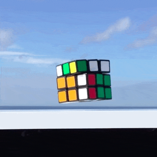 self solving rubiks cube