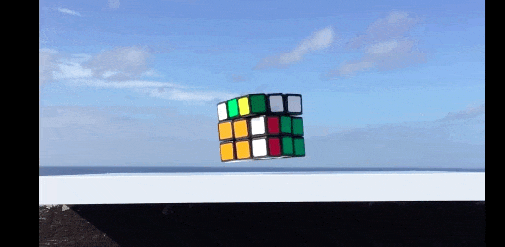 self solving rubiks cube