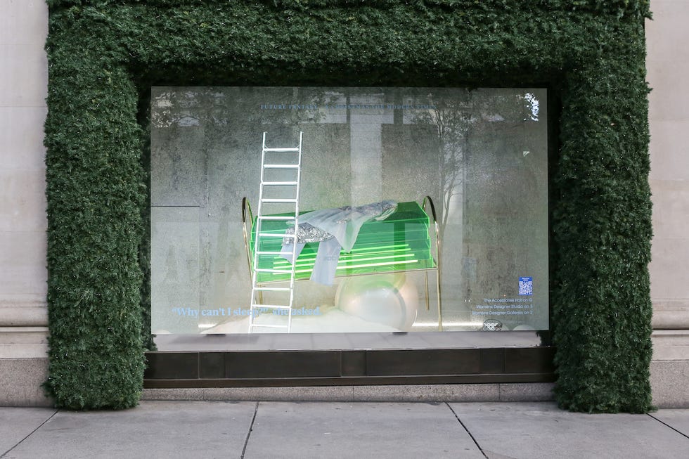 Selfridges Christmas window display, London Oxford Street