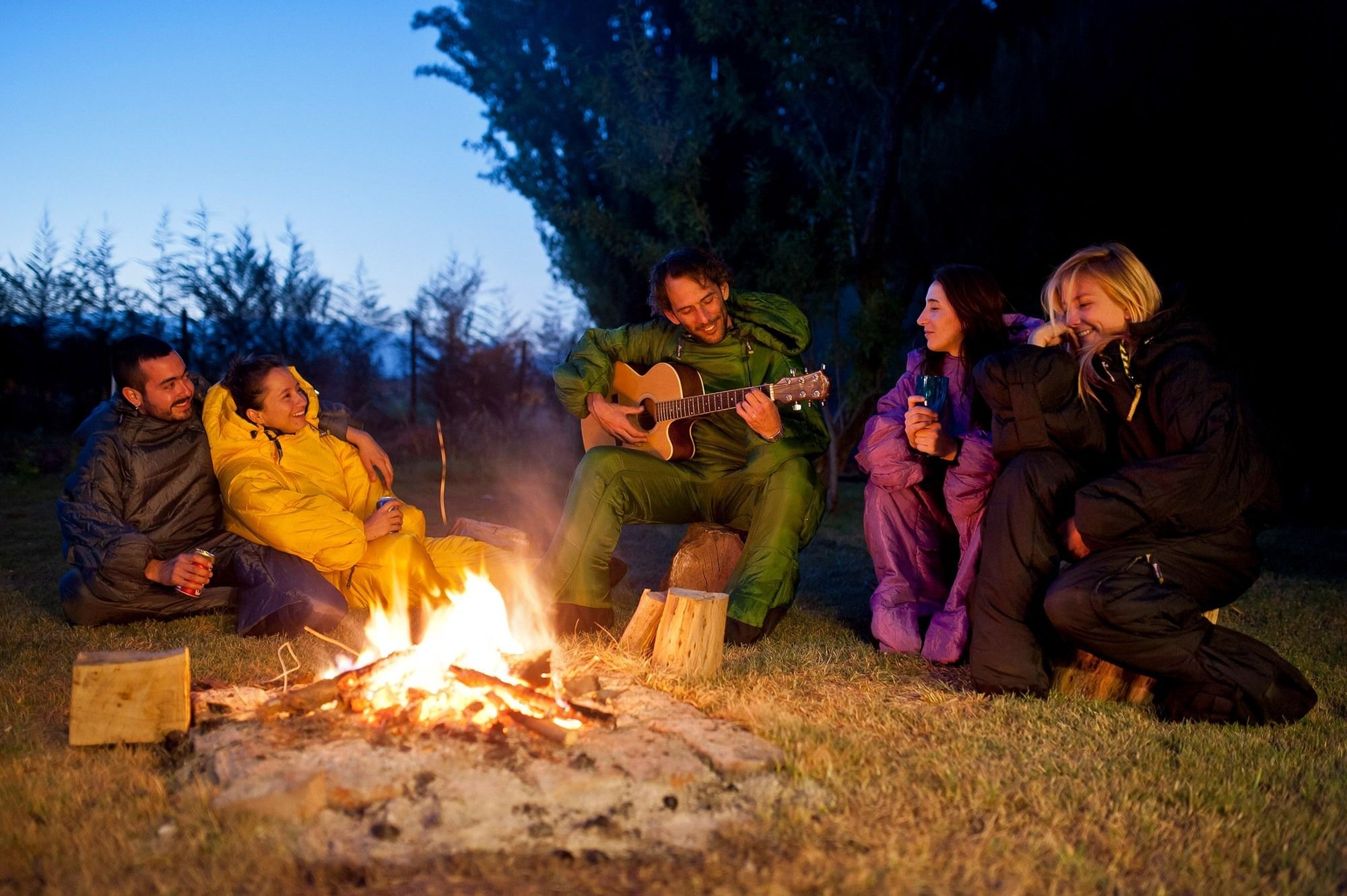 Campfire with Friends Cornhole Set with Bags - Custom Cornhole, LLC
