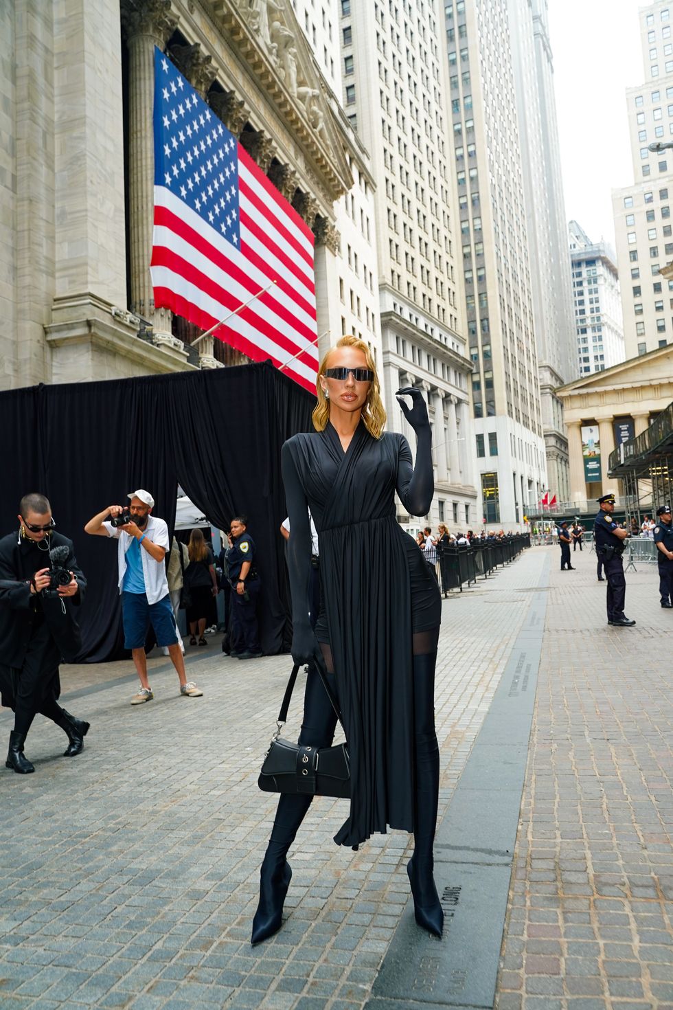 new york, new york may 22 christine quinn attends balenciaga spring 2023 at the new york stock exchange on may 22, 2022 in new york city photo by sean zannipatrick mcmullan via getty images