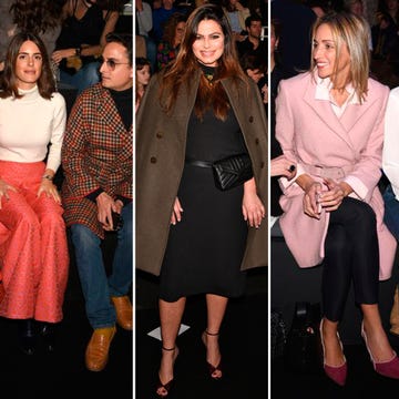 Clothing, Pink, Fashion, Dress, Footwear, Event, Fashion model, Outerwear, Leg, Shoe, 
