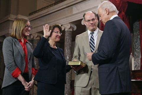 Vice President Biden Holds Senate Ceremonial Swearing In