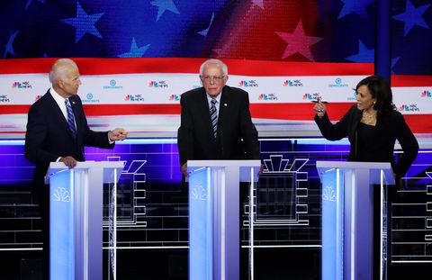 democratic presidential candidates participate in first debate of 2020 election over two nights