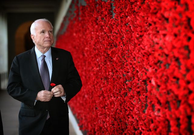 John McCain Visits Australian War Memorial