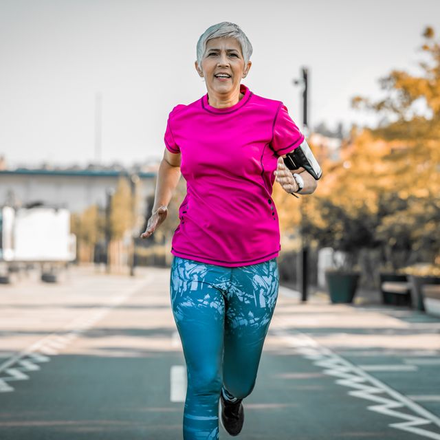 senior adult jogging running exercise sport activity concept
