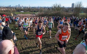 english national cross country championships at parliament hill fields, london, england on february 26, 2022 photo by gary mitchell