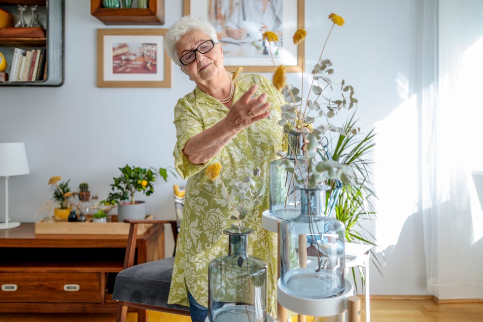 senior woman at home
