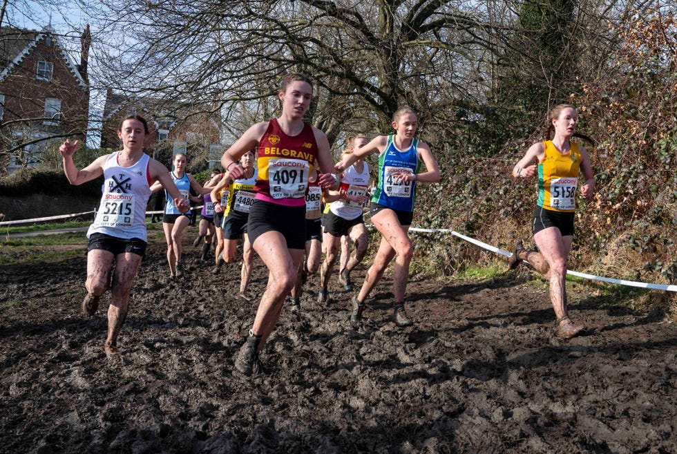 senior womens race at the english national cross country championships at parliament hill fields, london, england on february 26, 2022 photo by gary mitchell