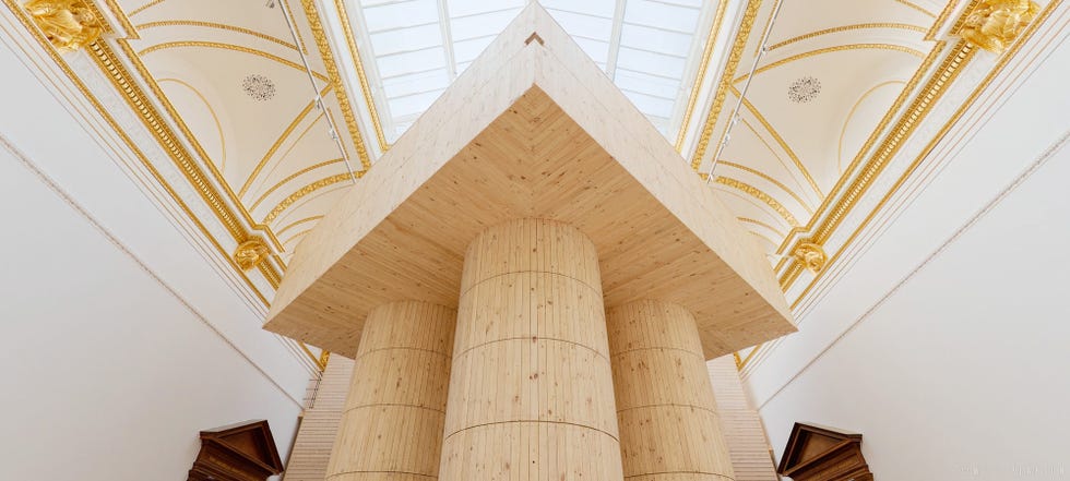 Architecture, Column, Ceiling, Place of worship, Building, Wood, Classical architecture, Chapel, House, Molding, 