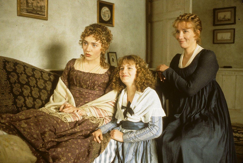 sentido y sensibilidad 1995, con emma thompson y kate winslet
